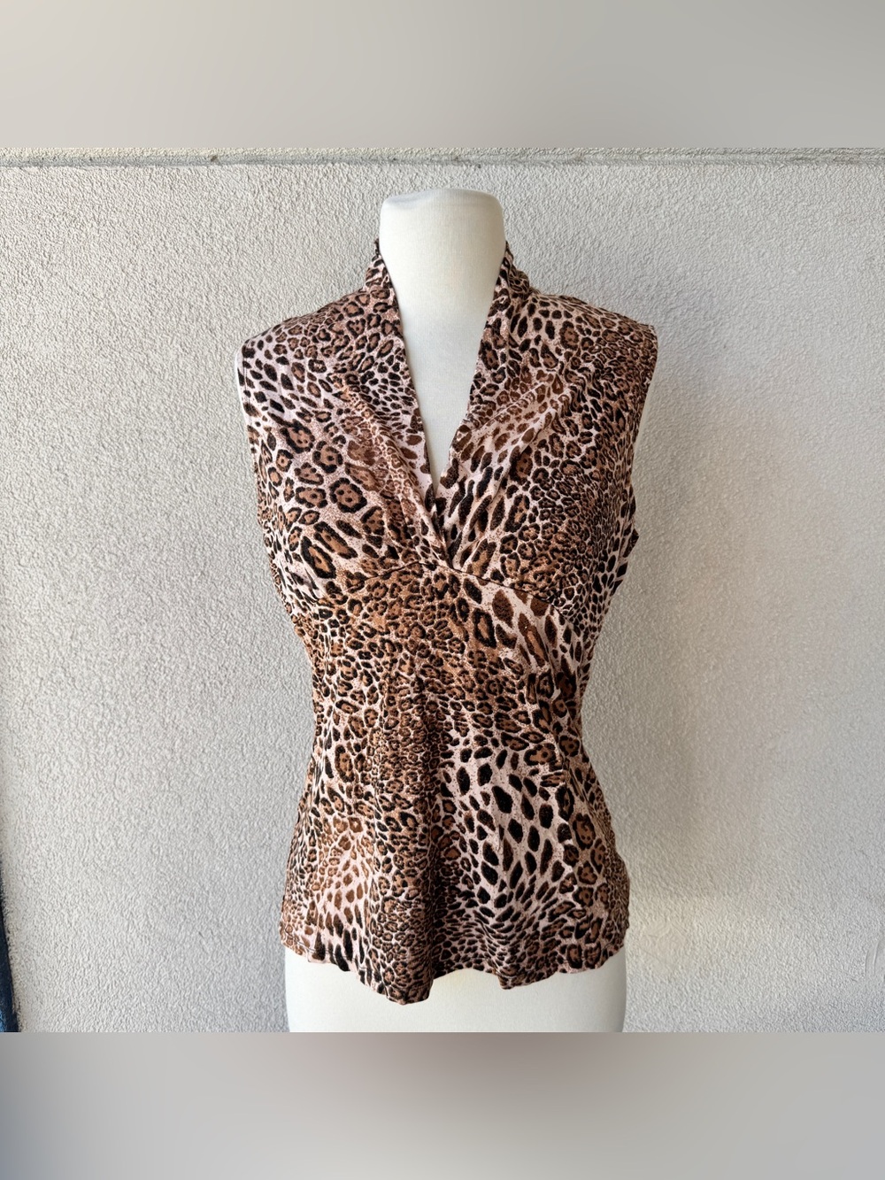 Y2K Cheetah Print Tank Top